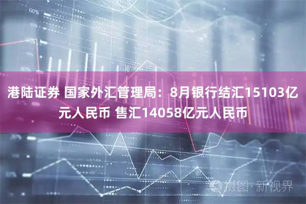 港陆证券 国家外汇管理局：8月银行结汇15103亿元人民币 售汇14058亿元人民币