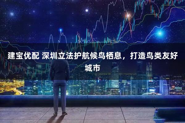 建宝优配 深圳立法护航候鸟栖息，打造鸟类友好城市